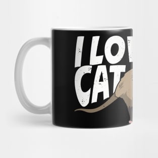 I Love My Cat Opossum Animal Lover Gift Mug